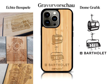 INDIVIDUELL iPhone 14 Pro Bambus-Kunststoff
